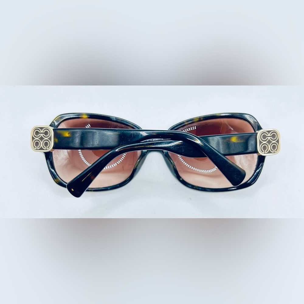 Coach S8013 Tortoise Oval Sunglasses Frames Only - Picture 4 of 8